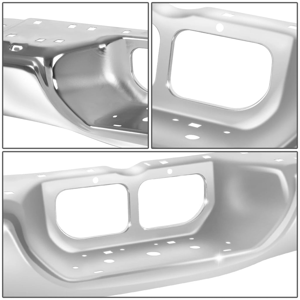 Chrome Steel Rear Bumper Face Bar for Toyota Tundra (2000–2006)
