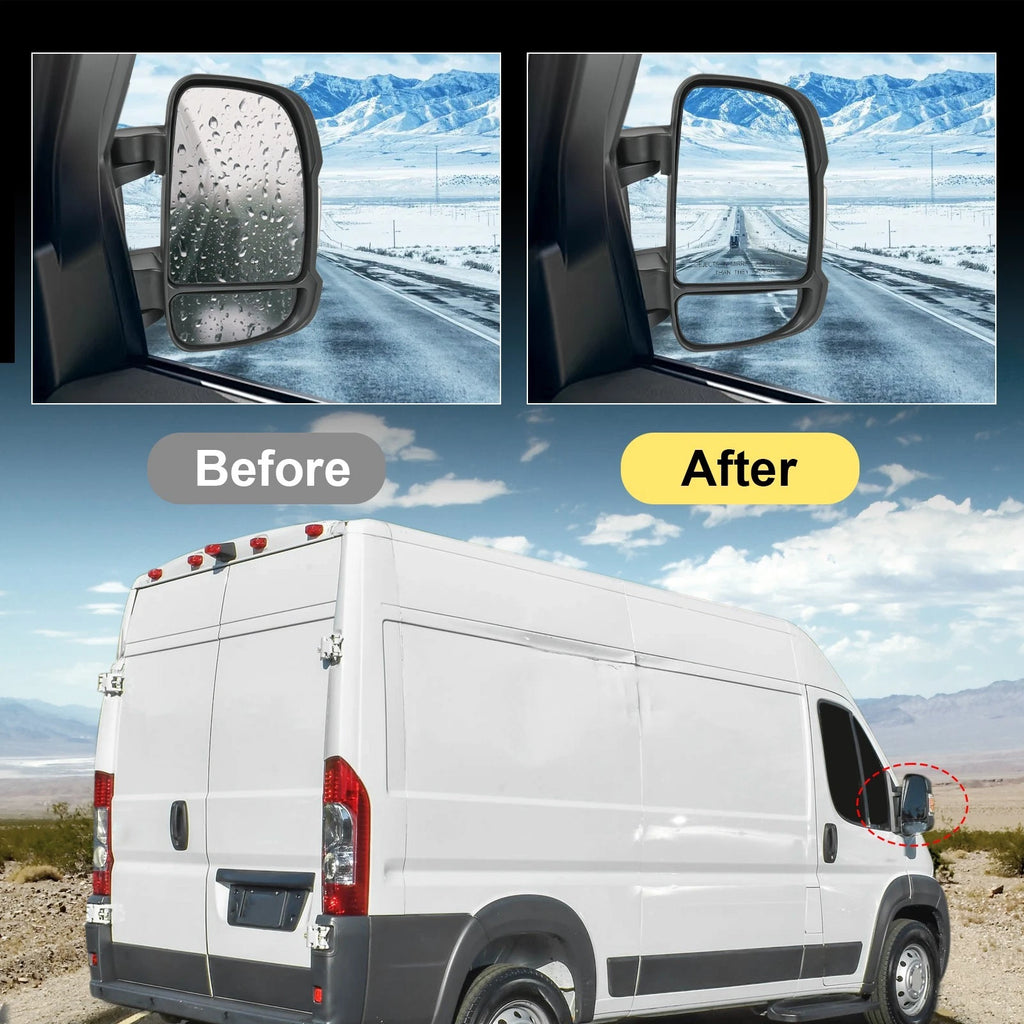 Right Side Mirror for Ram ProMaster 1500 2500 3500 (2014-2021) with Signal Light