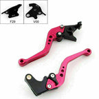 Short Brake Clutch Levers for Honda ST 1300 (2008–2012) Red T9