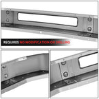 Chrome Front Bumper Face Bar for Ford E-150 E-250 E-350 E-450 (2008–2019)