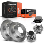 Rear Disc Rotor & Brake Pad Set for Dodge Avenger Jeep