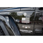 Flag Emblem Driver Side Polished Stainless Steel for Toyota (2007–2018)