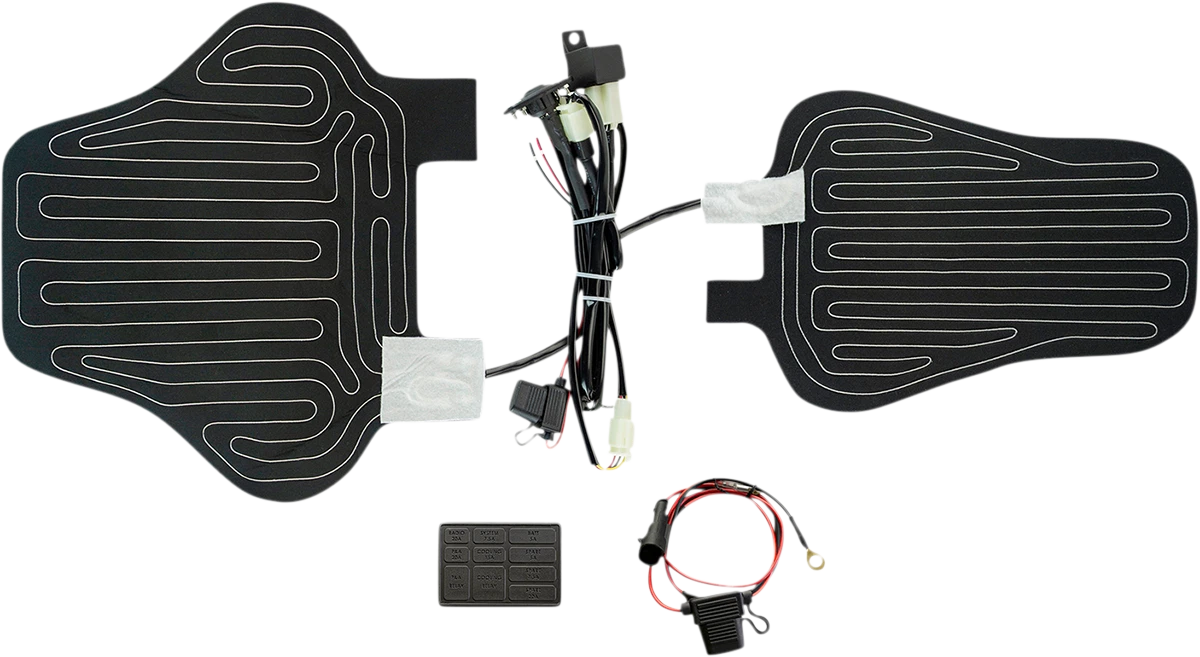 SADDLEMEN Seat Heater for FL (2008–2023) 13296D - Black