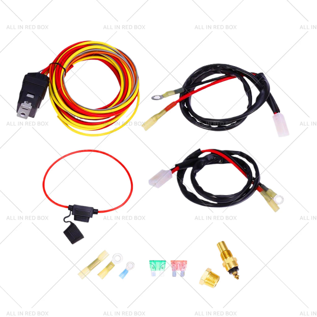 Dual Electric Cooling Fan Wiring Kit for 185/165 Thermostat (50 Amp)