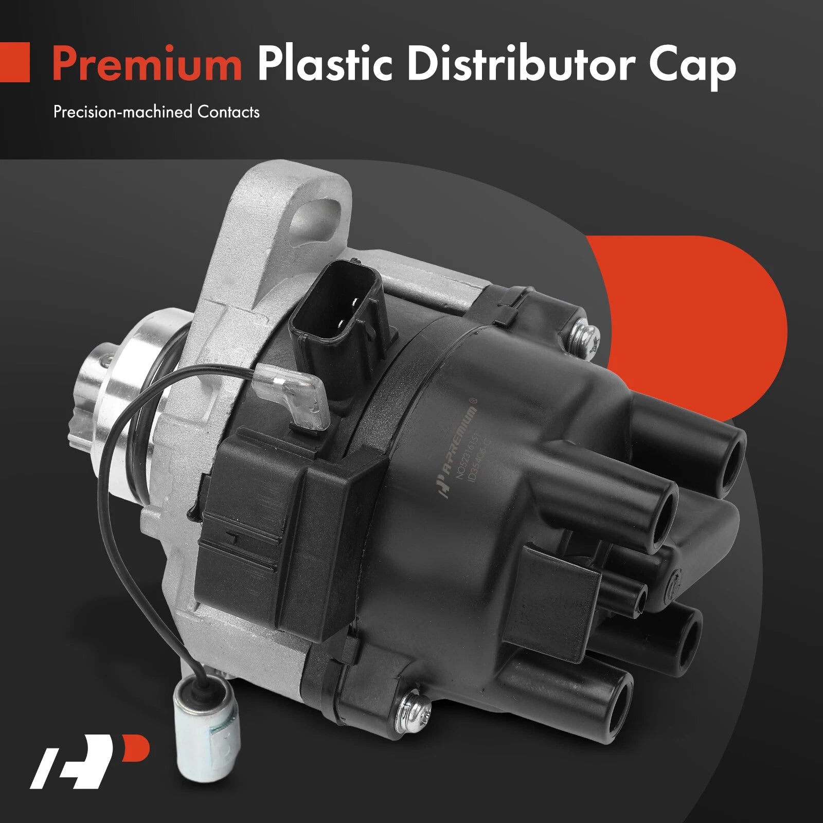 Ignition Distributor with Cap & Rotor for Kia Sephia (1995-1997)