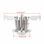 Chrome Tappet Lifter Block Accent Cover for Harley Davidson Road King (2002–2016)