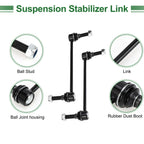 6pcs Front Suspension Kit Tie Rod End for Chrysler 300, Dodge Charger (2005–2010)