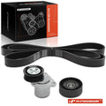 3X Serpentine Belt Drive Component Kit for Ford Focus (2000–2018)