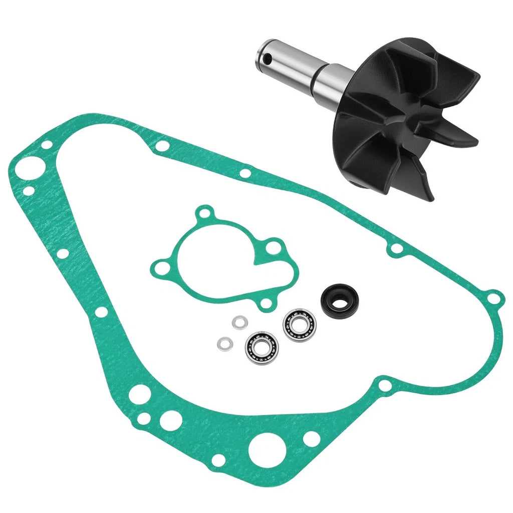 Water Pump Rebuild Kit w/ Impeller Shaft for Suzuki RM250 RMX250 (1989–1998)