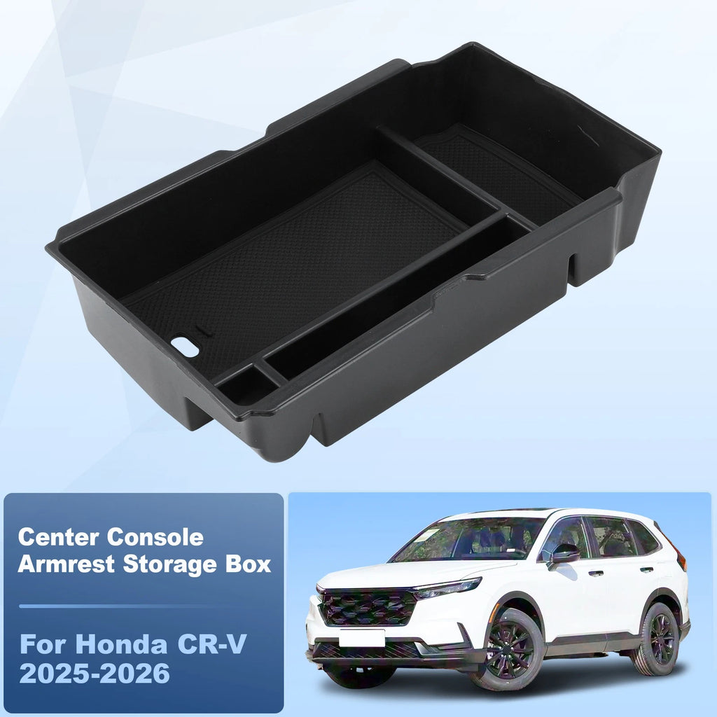 Center Armrest Storage Box Organizer Tray for Honda CR-V (2025–2026)
