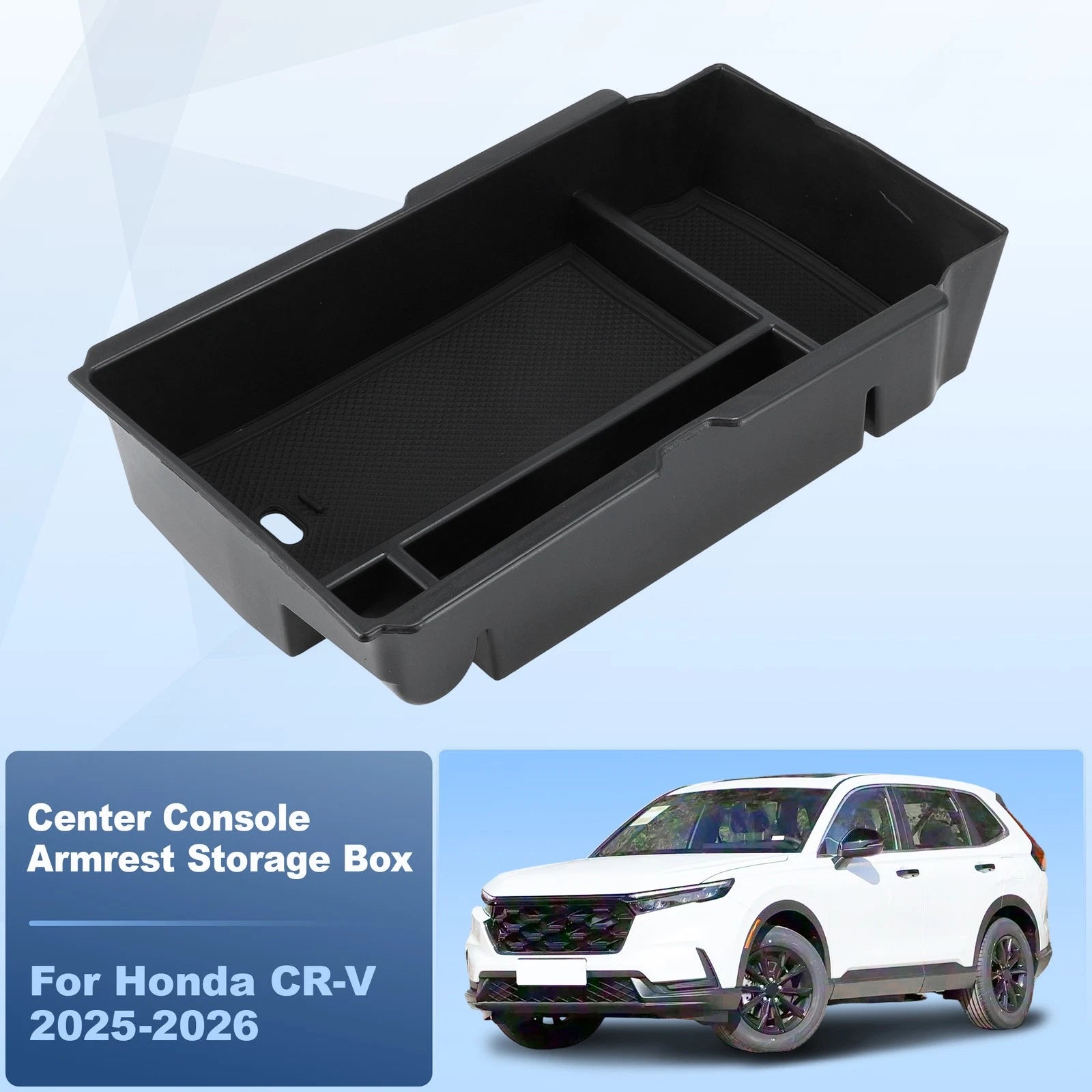 Center Armrest Storage Box Organizer Tray for Honda CR-V (2025–2026)