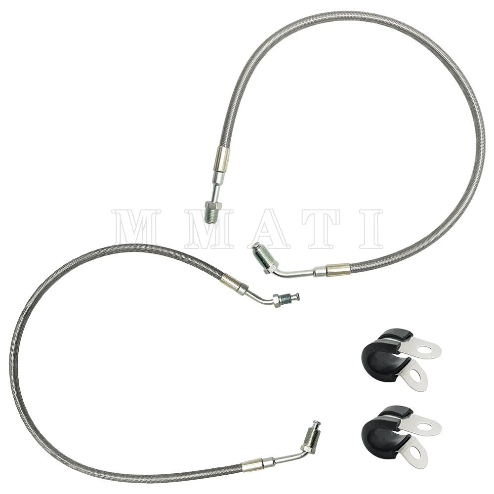 Front Left & Right Brake Line W/Fitting for Polaris Trail Boss 325 330 (2001–2004)