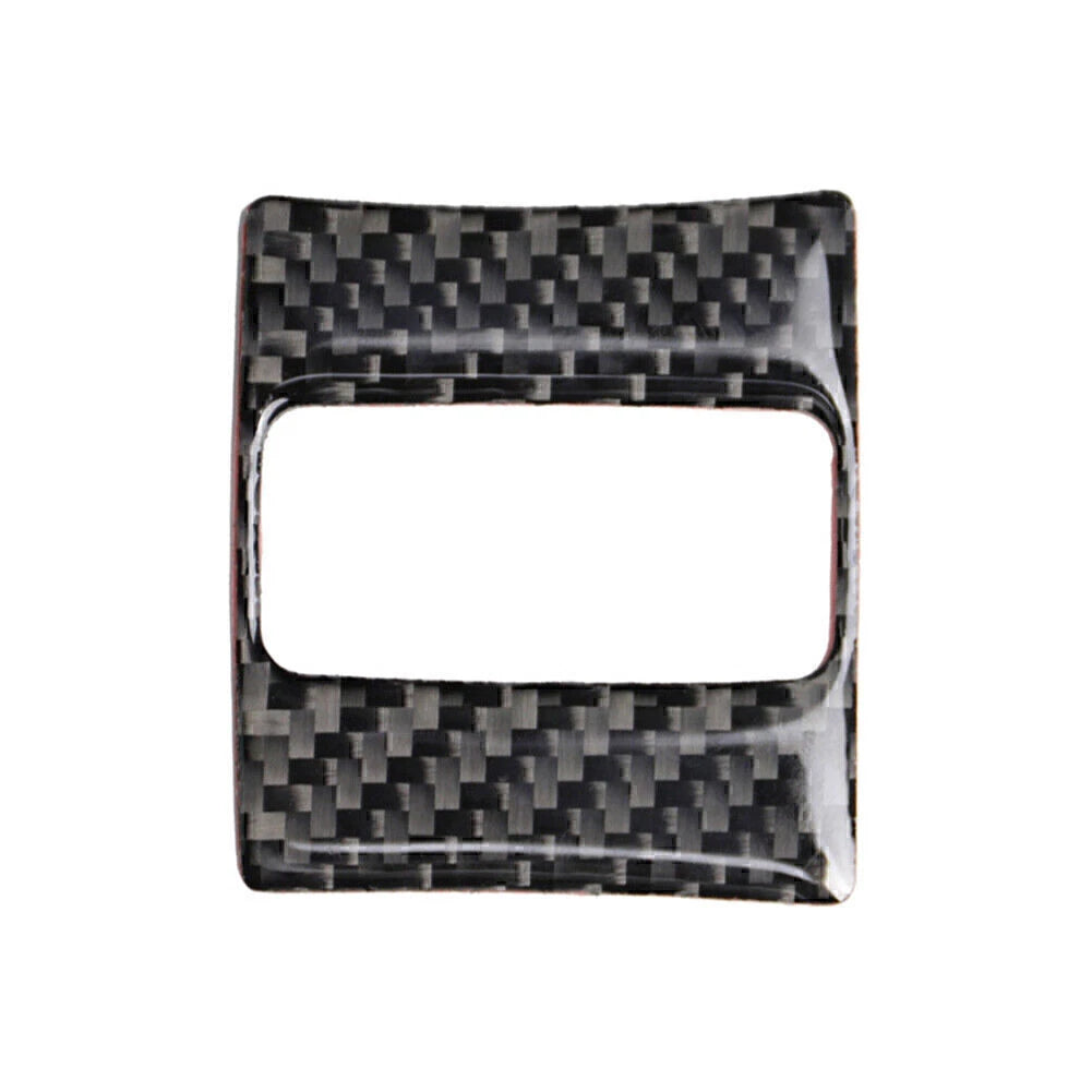 Carbon Fiber Interior Warning Lamp Button Trim for Mazda 3 Axela (2013–2018)