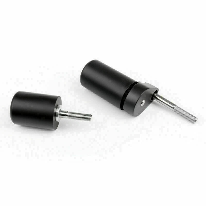 Frame Sliders Crash Protector for Kawasaki ZX6R (2007–2008) - Black