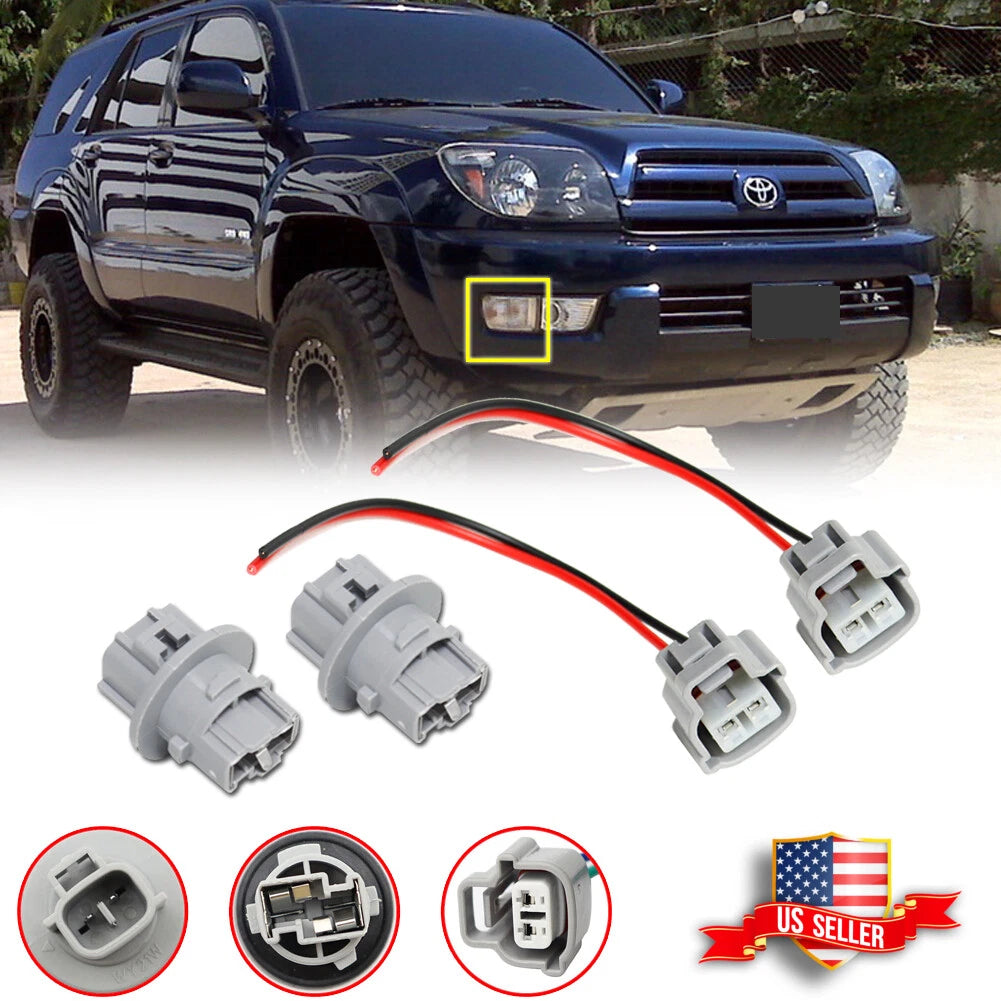 2X Turn Signal Socket and Connector Pigtail for Toyota 4Runner (2003–2005)