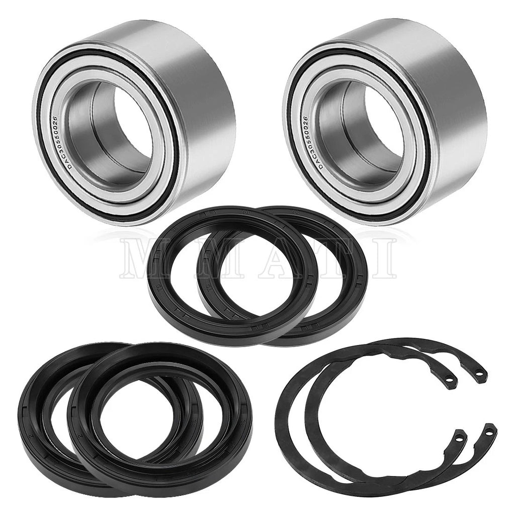 2X Front Wheel Bearings w/ Seals Kit for Kawasaki Bayou 300 400 (1990–2004)