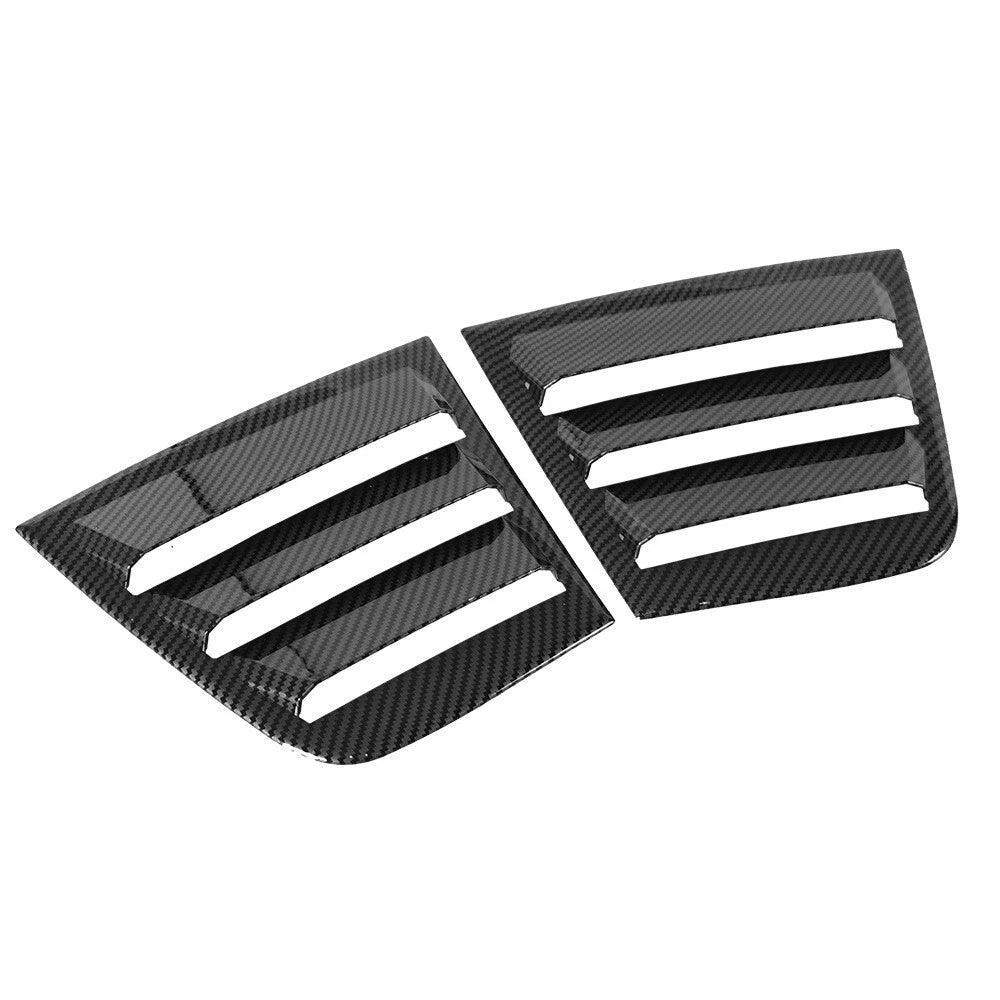 Carbon Fiber Look Window Scoop Side Louver Cover for Dodge Charger (2011–2021)