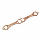 SBC Oval Port Copper Header Exhaust Gaskets for SB Chevy 327 305 383 (Reusable)