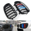 Upper Mesh Grille for BMW E60 E61 5 Series (2003-2010) Gloss Black