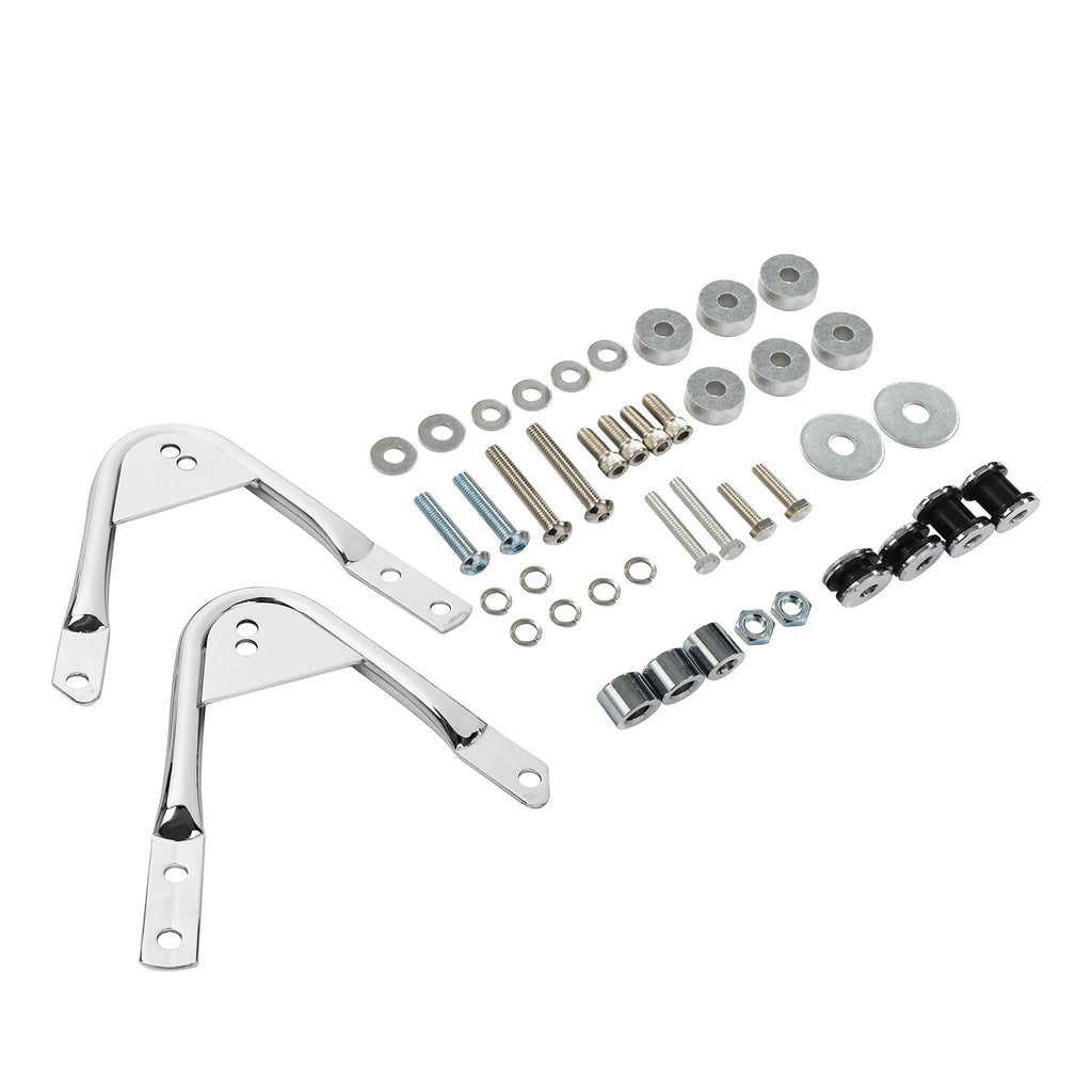 Detachable Luggage Rack Docking Hardware Kit for Harley Touring (1997–2008)