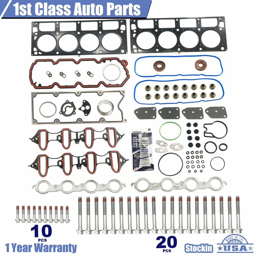 Head Gasket Set for GMC Yukon, Buick, Cadillac, Chevy, Saab (4.8L, 5.3L V8)