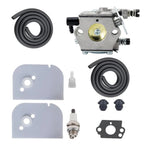 Carburetor Kit 009 010 for Chainsaw (Includes Sparkplug, Air Filter, Fuel Pipe, Gasket)