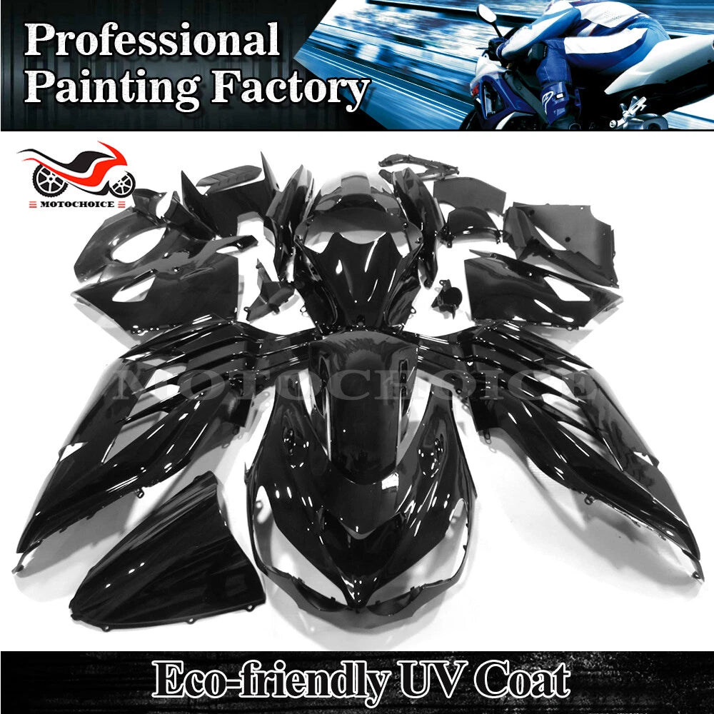 Fairing Kit for Kawasaki Ninja ZX14R (2012–2022) ZX1400 ABS Glossy Black
