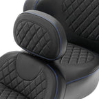Black Driver & Passenger Seat Backrest for Harley CVO Street Glide (2014-2023)