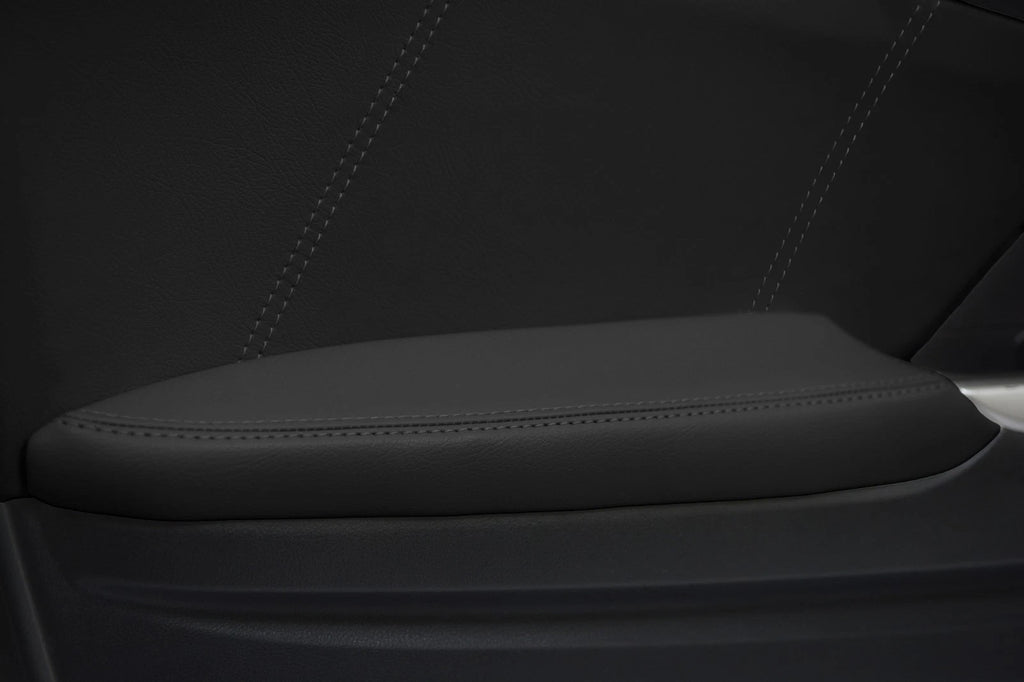 Synthetic Leather Door Panel for Honda Civic Coupe (2012–2015) Black Stitch