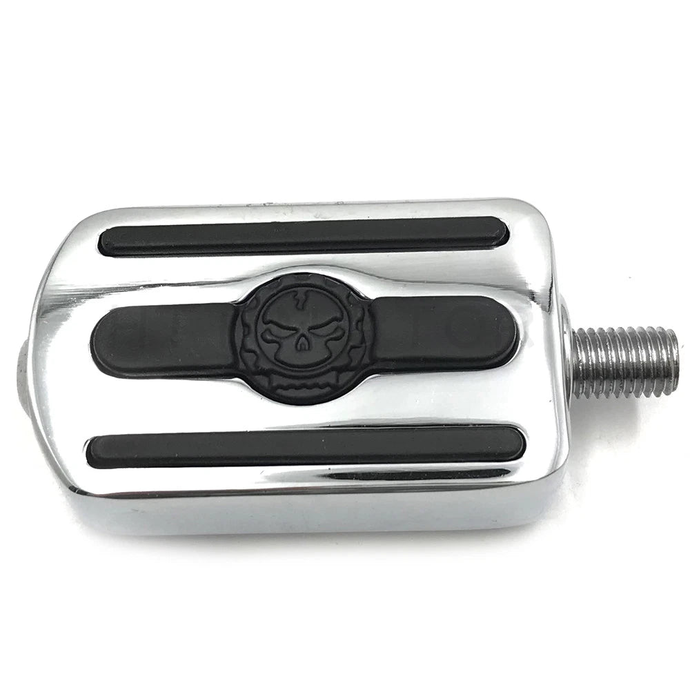 1pc Chrome Skull Shifter Peg for Harley Touring Dyna Sportster (1984–2017)