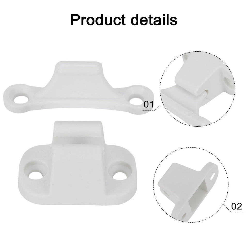 Door Retainer Catch for Elddis Swift (Plastic White)