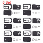 Set of 6 Fuel Pump Diaphragm Gasket Kit for B&S 393397, 401400, 402400, 402700