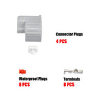 Set of 4 Fuel Injector Connector Adapter Plug Kit for Toyota (No. 9098011875)