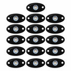 16PC Amber LED Rock Light for Offroad SUV Pickup (Fits )