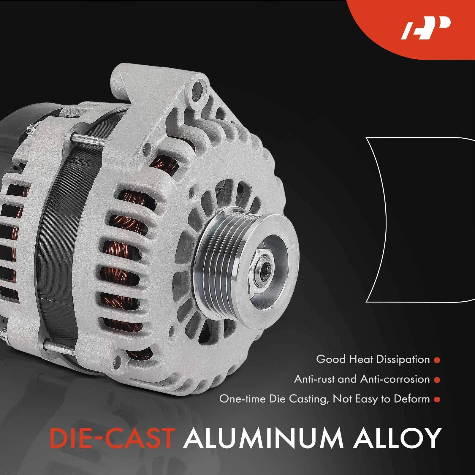 Alternator for Chevrolet Kodiak GMC Topkick (2003–2009) 150A 12V CW