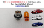 Turn Signal Light Bulb & Socket for Nissan Altima (2009–2020) 26243-9B91A