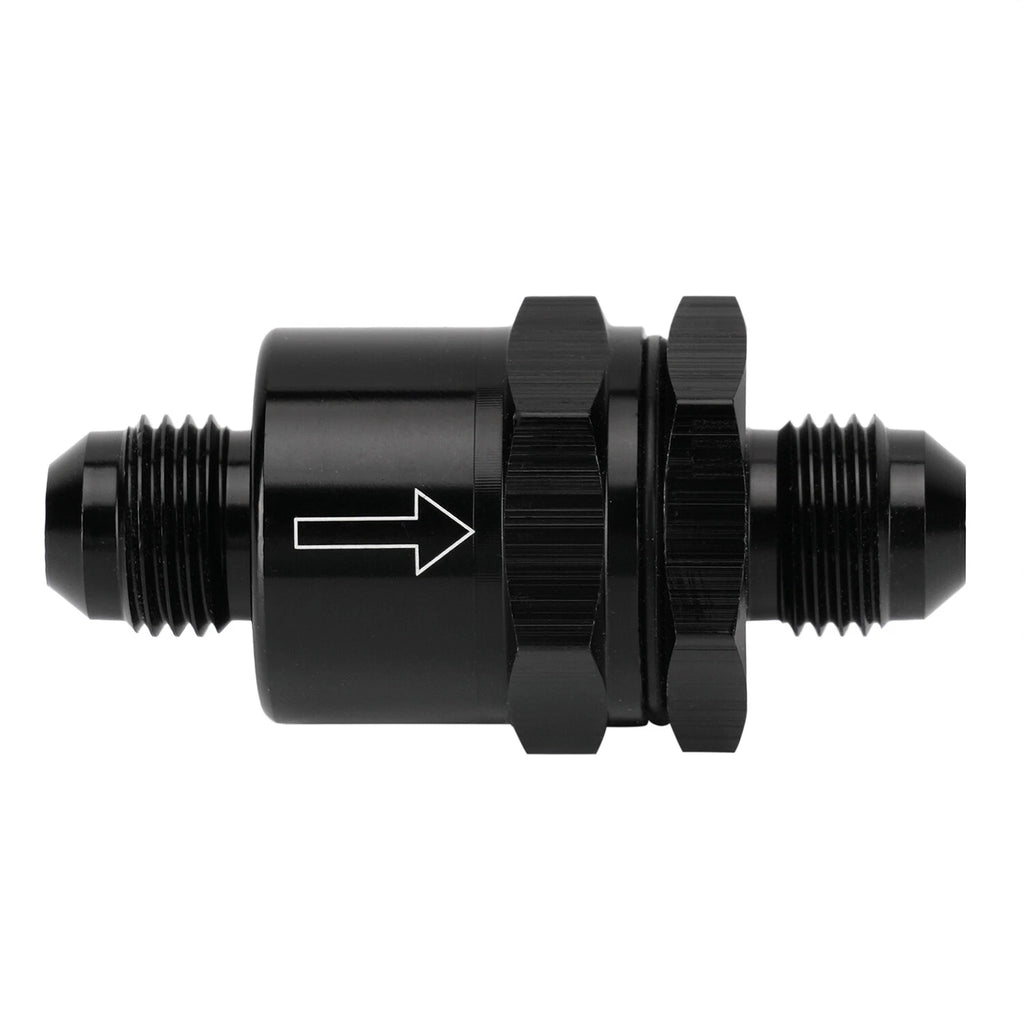 6 AN to AN6 Flare Inline Check Valve for Universal Applications