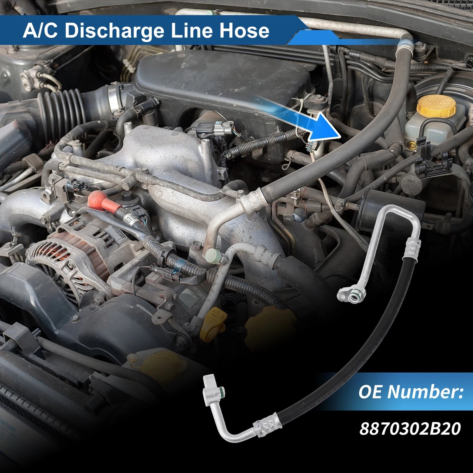 A/C Refrigerant Liquid Hose for Toyota Corolla (2015–2017) No. 8870302B20