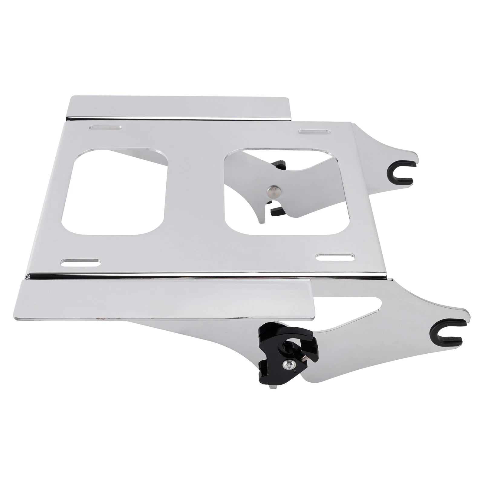 2-Up Tour Mounting Pack Rack Chrome for Harley Touring FLHR FLHX FLTRX (2009–2025)