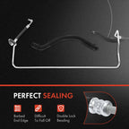 2X Power Steering Reservoir & Return Line Hose for Jeep Wrangler (2007–2011)