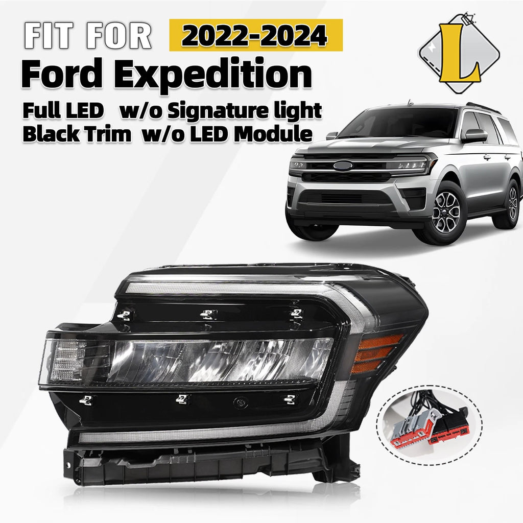 Full LED Headlight Left Side for Ford Expedition (2022–2024)