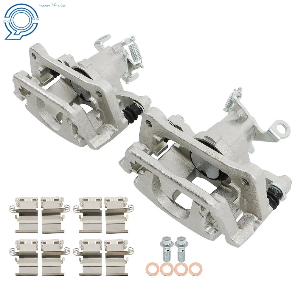 Set of 2 Rear Brake Calipers for Dodge Journey (2012–2018)