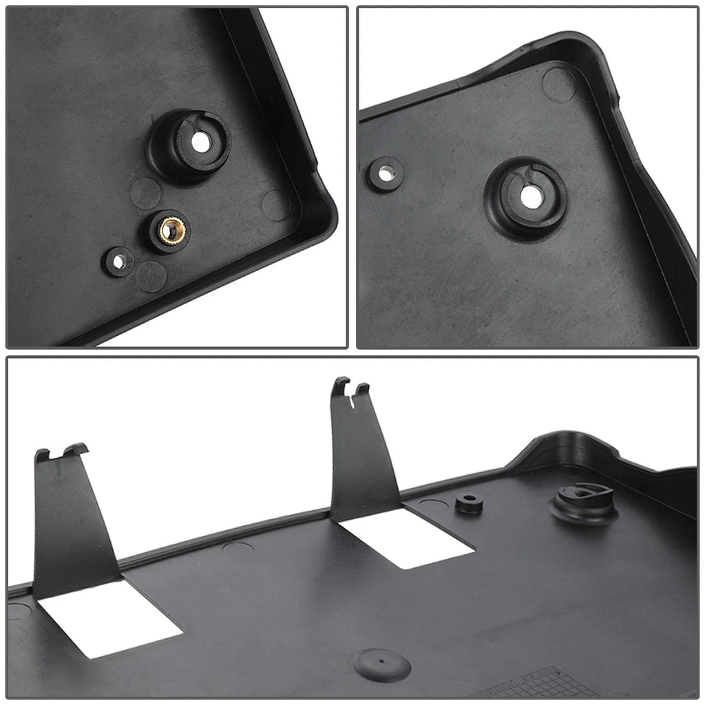 Front Bumper License Plate Mounting Bracket for BMW X3 X4 (2018–2021)