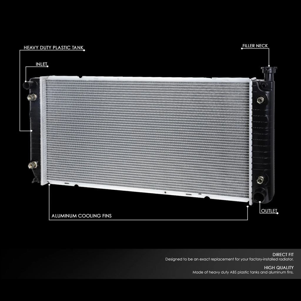 OE Style Full Aluminum Core Radiator for Chevy/GMC C/K Suburban (1992–1999) DPI 1522