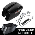 Saddlebag & Chrome Conversion Bracket for Harley Softail Fatboy (1990–2023)