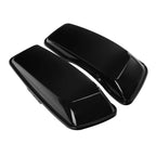 Hard Saddlebag Lids for Harley Touring Street Road Glide (2014–2024) Vivid Black