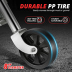 Side Mount Trailer Jack w/Wheel for 1500LBS Capacity (24.2in-35.4in)