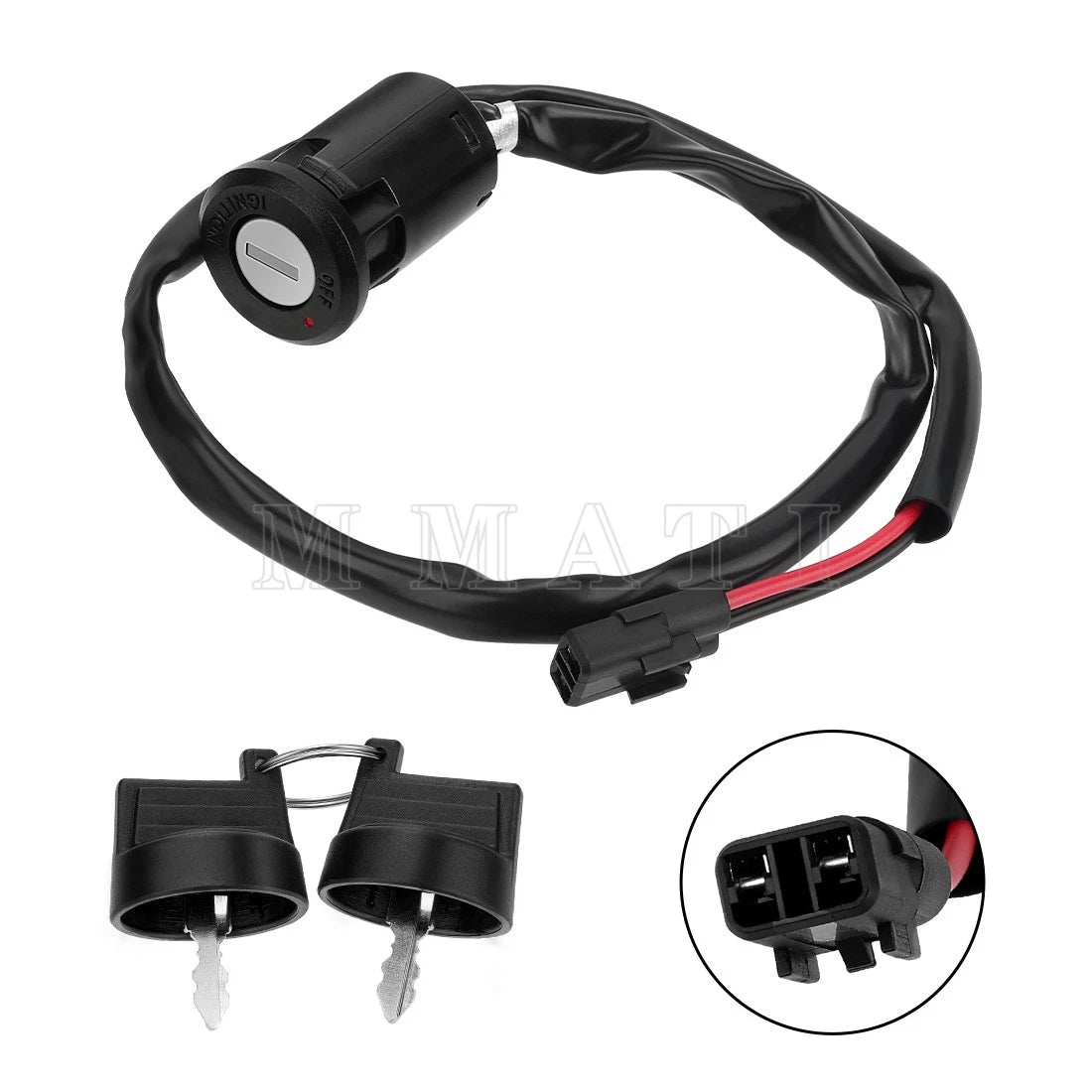 Ignition Key Switch 35100-HS0-AF1 for Honda ATV Recon 250 TRX250TE/TM (2021–2023)