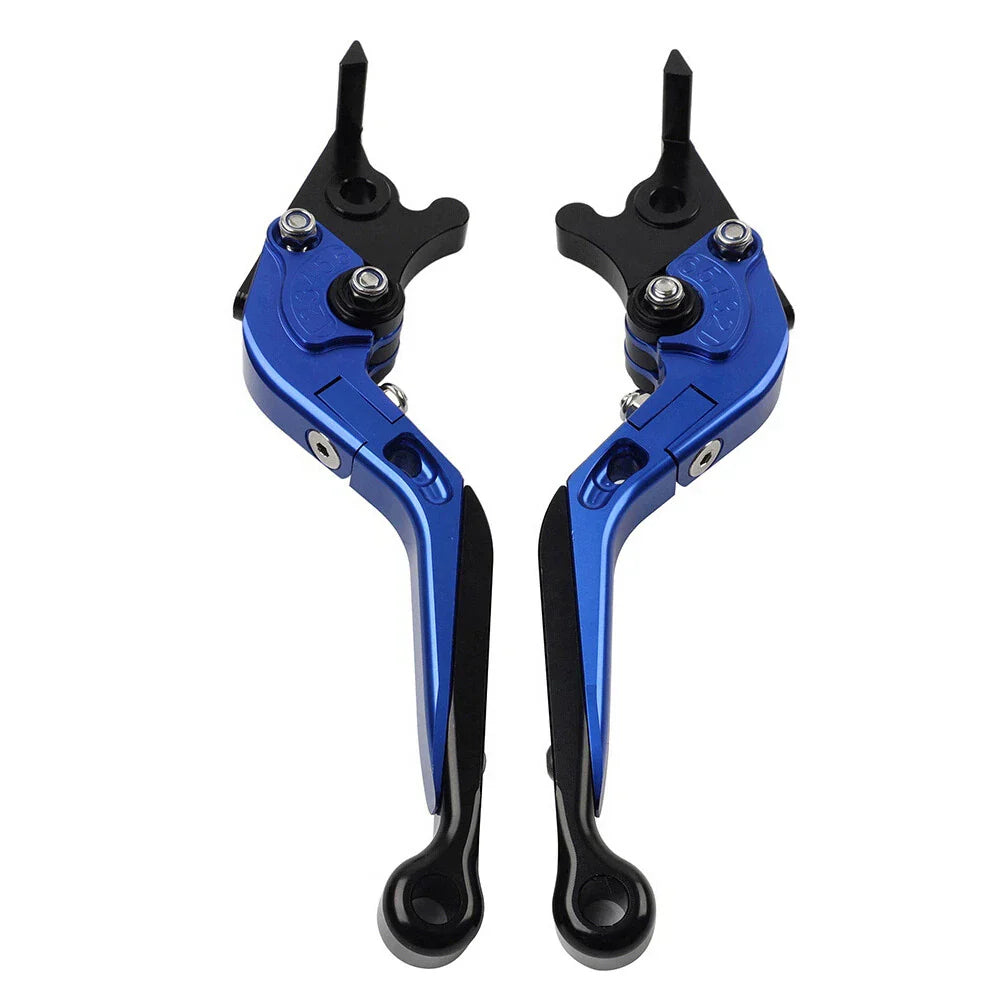 Blue Extendable Brake Clutch Levers for BMW F650GS (2002-2007)