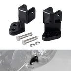 Pair of 1" Footpeg Lowering Mounts Brackets for Kawasaki KLR650 (1987–2018)